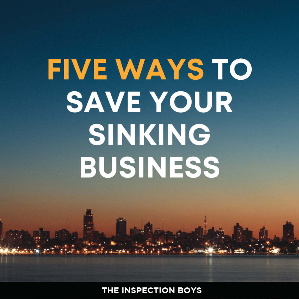 Five Ways to Save Your Sinking Business